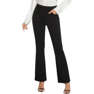 Pantalones Negros Mujer Bootcut