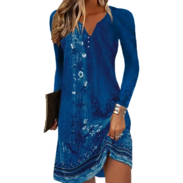Vestido Bohemio Floral Verano - Imagen 2
